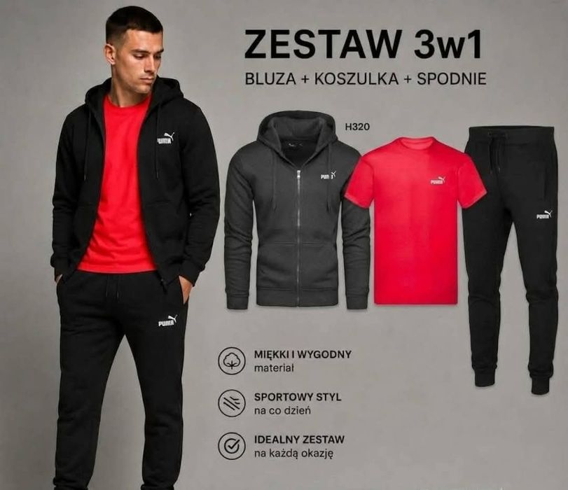 Zestaw Męski 3w1