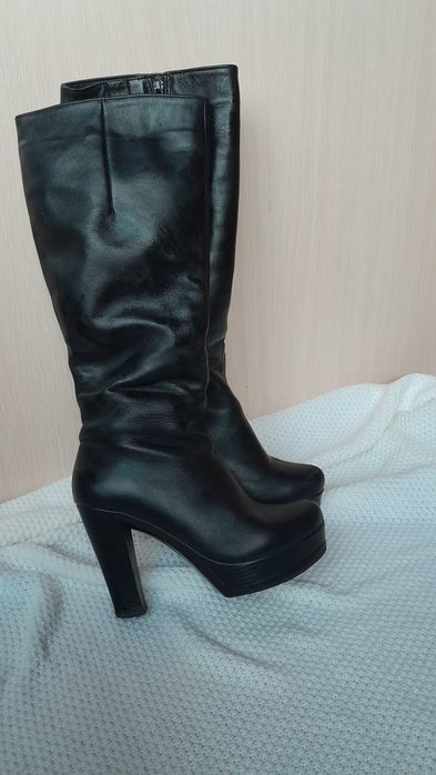 Сапоги шкіряні 36 розмір