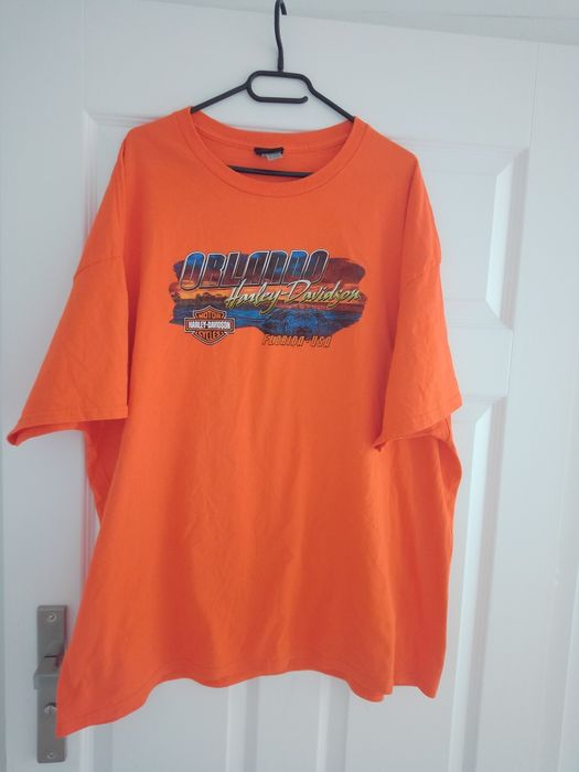 Harley-Davidson Orlando USA T-Shirt XXXL koszulka motocyklowa chopper rare harley skull alternative