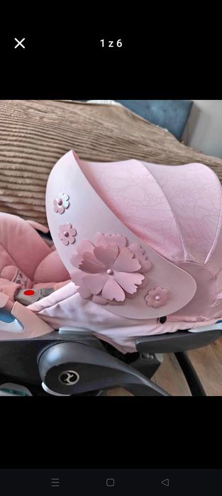 Nosidełko Cybex Flowers z bazą 360