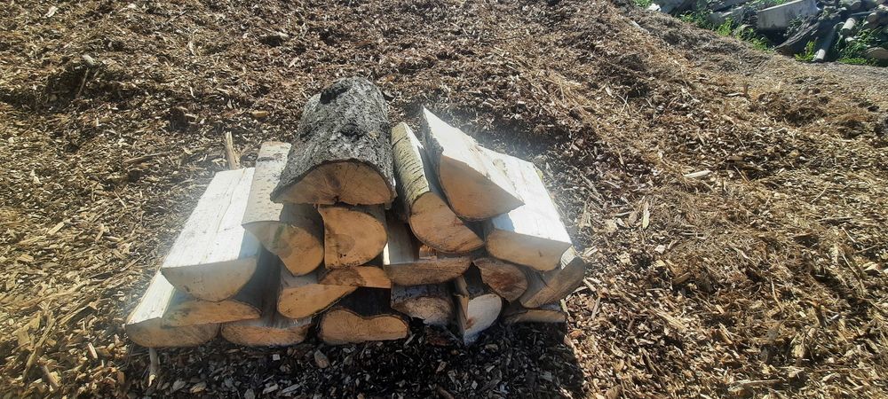 Sezonowane Drewno do pieca kominka  sosna brzoza dąb akacja jesion