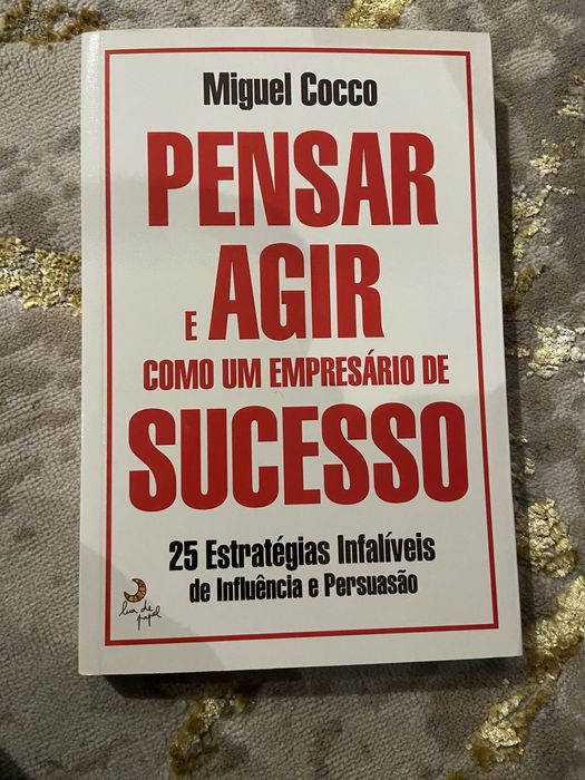 Livro novo NUNCA USADO -PENSAR E AGIR COMO UM EMPRESARIO DE SUCESSO