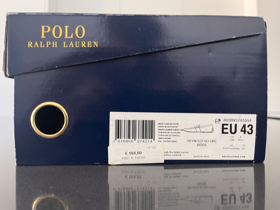 Sapatos Polo Ralph Lauren REYNOLD-SO-DRV Beije