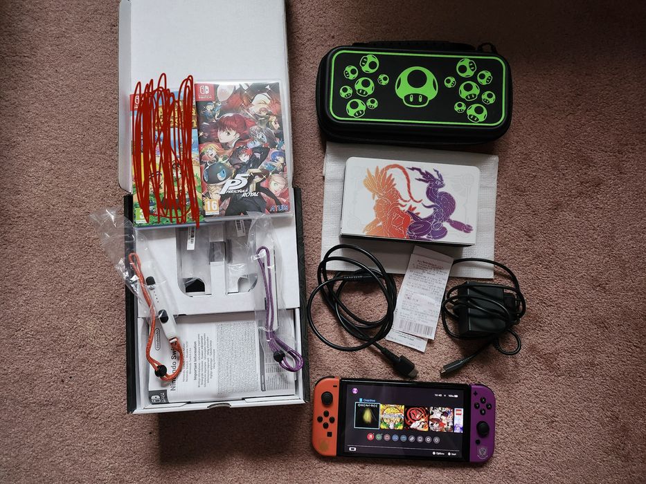 Nintendo Switch oled pokemon scarlet & violet edition