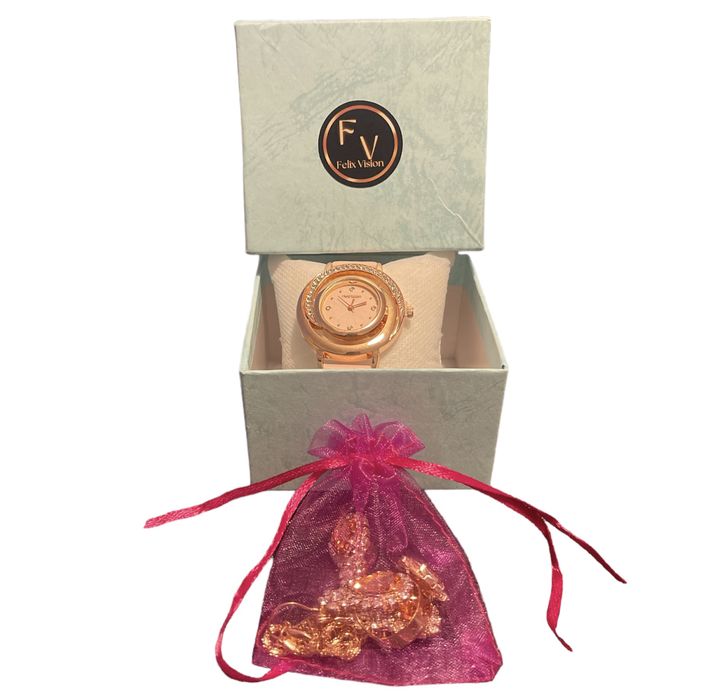 Relógio e acessórios 5 peças