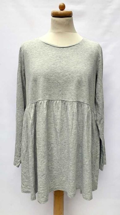 Bluzka H&M Mama Szara Ciążowa Tunika S 36