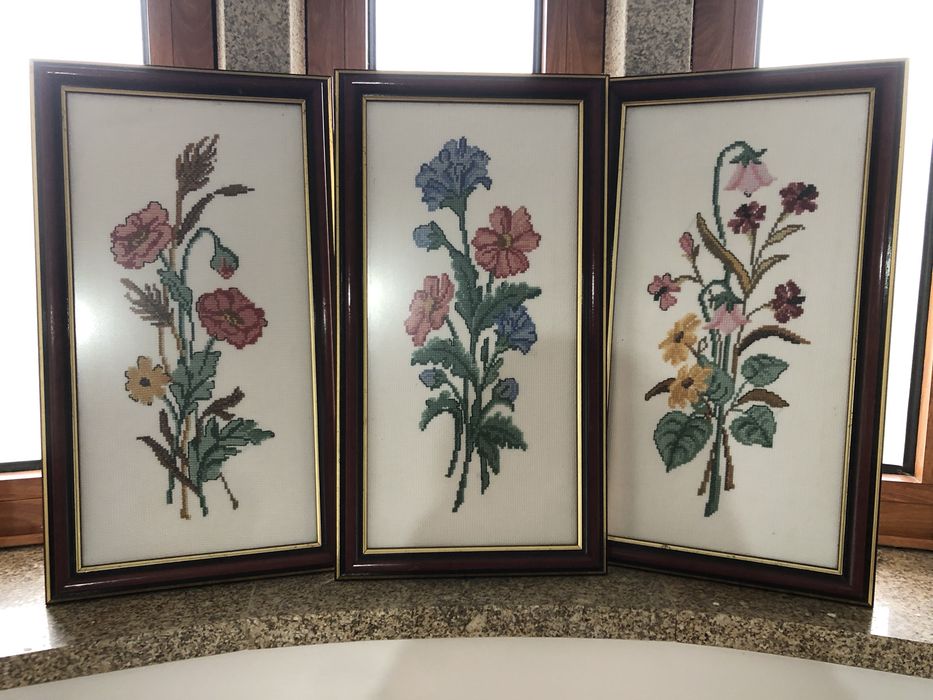 Quadros em ponto de cruz