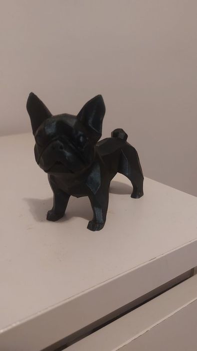 Estátua de Bulldog Francês ou Pug  - Impressão 3D
