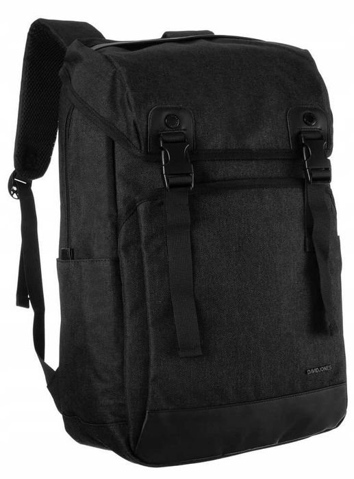 Duży plecak z miejscem na laptopa i portem USB - David Jones
