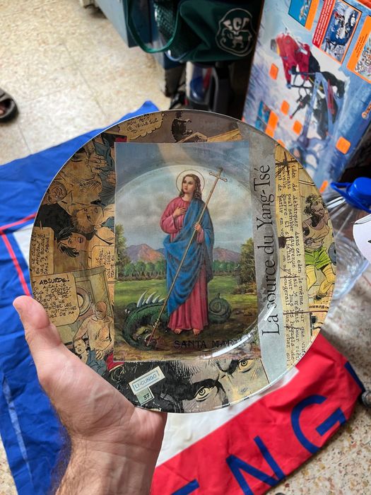 Prato feito a mao arte