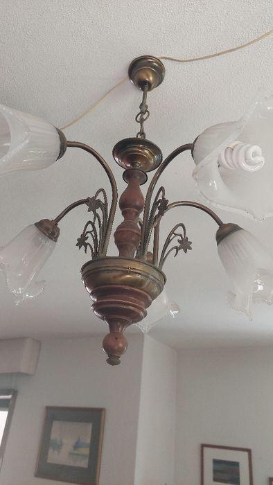 Lote Candeeiros 2 candelabros e 4 apliques