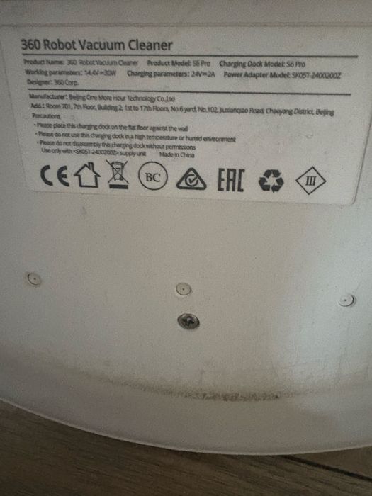 Robot sprzatajacy 360 robot vacuum cleaner