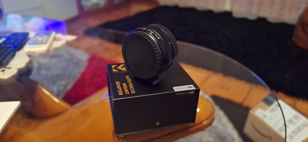 Adaptador Lente K&F CONCEPT Canon Auto EF/EF-S a EOS R