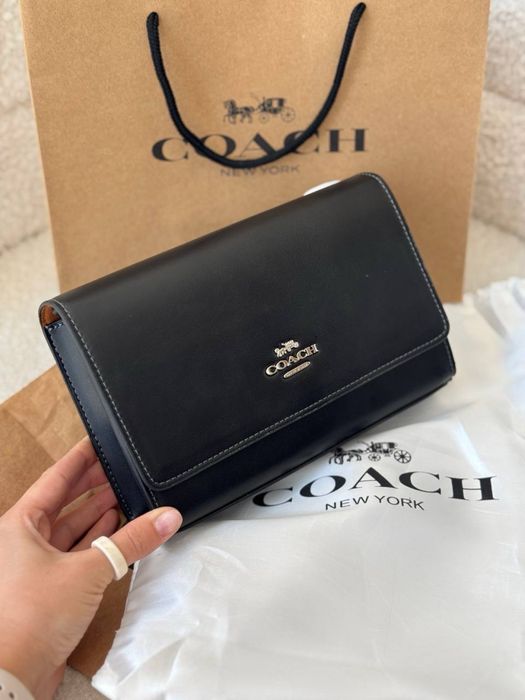 Сумка Coach чорна mini