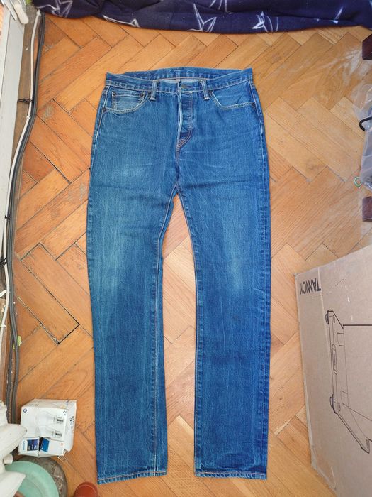Spodnie Męskie Levis 501 33/34 niebieskie