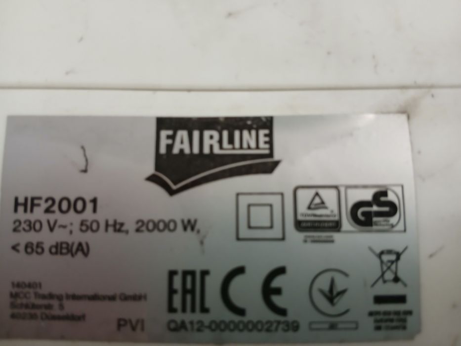 Termoventilador marca Fairline