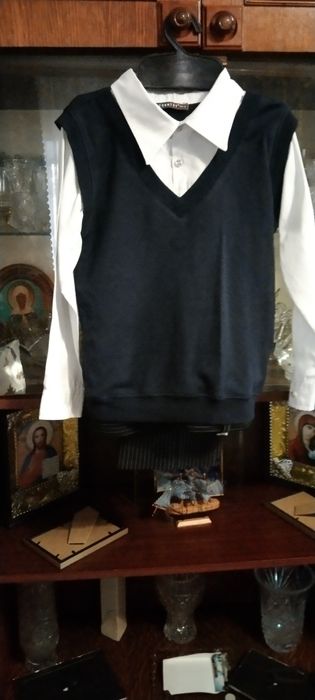 Дитяча сорочка-полувєр  на хлопчика віком 6-7років