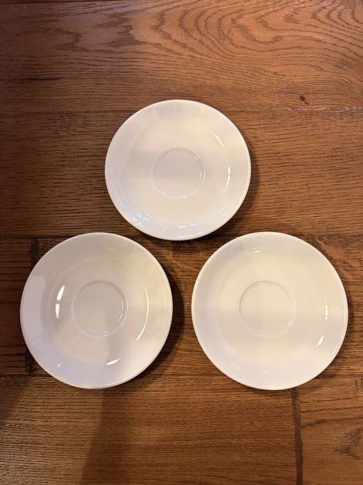 Talerzyk porcelanowy Lubiana - kolor biały, 3 sztuki
