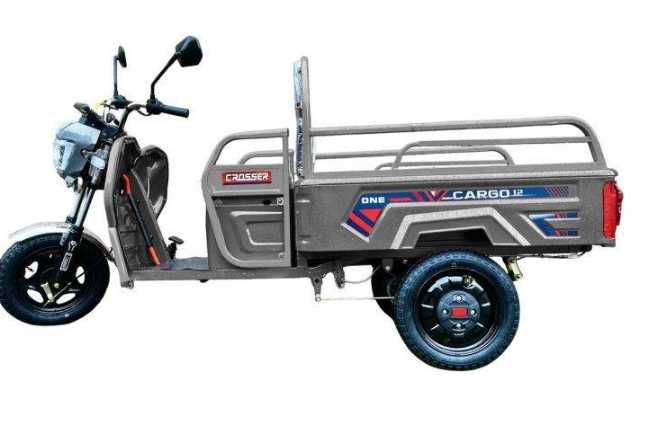 ХІТ! Вантажний електроскутер 1000W CARGO 12" 60V 32Ah