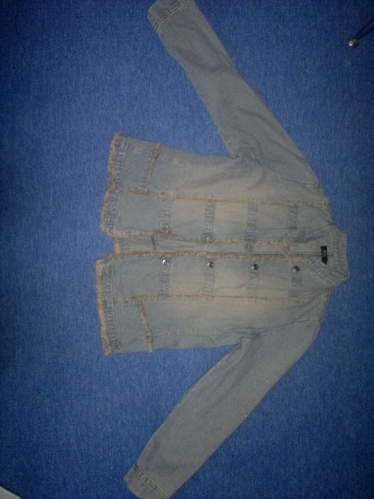 Пиджак джинсовый