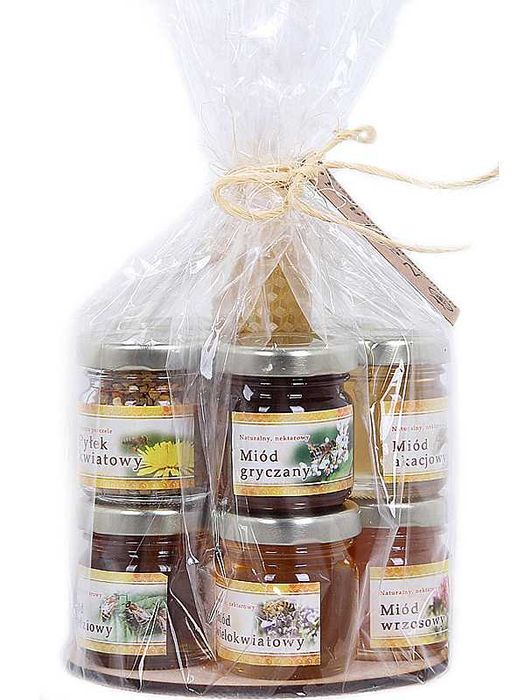 Zestaw prezentowy! – Miodowy mini zestaw – miody, pyłek, pierzga