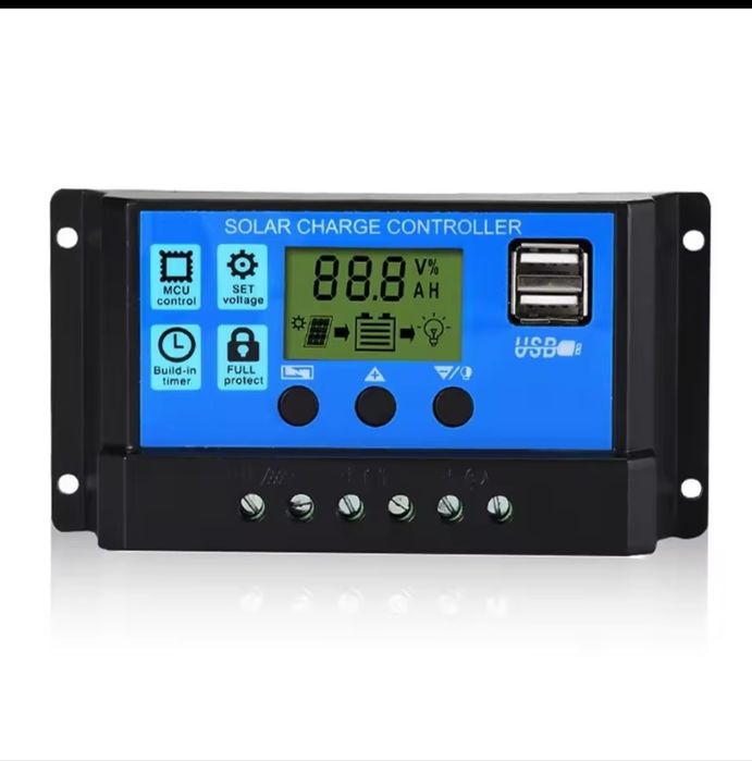 Zestaw solarny do ładowania akumulatora 80 watt panel fotowoltaika