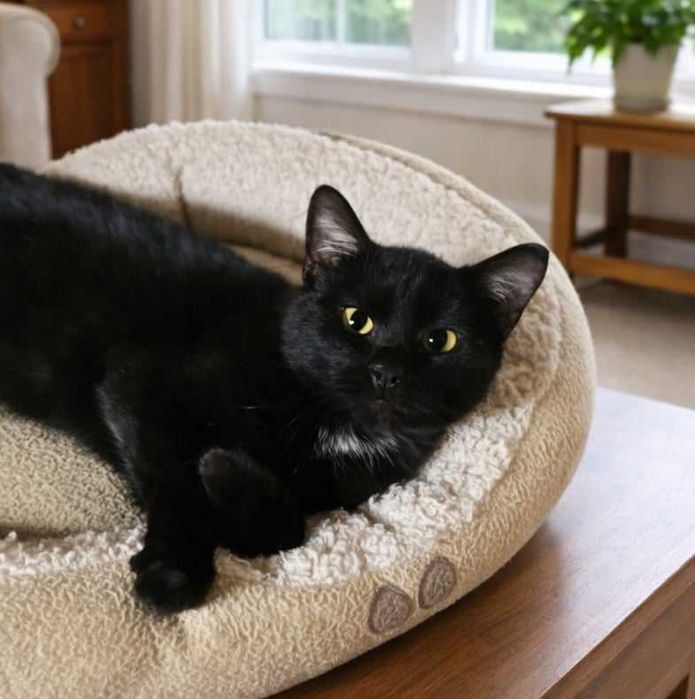 Czarny kocurek młody