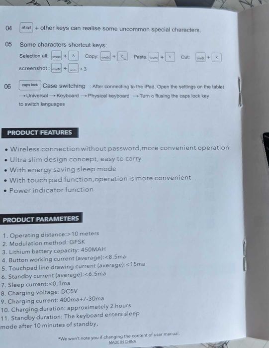 NEW чохол клавіатура з тачпадом підсвітка iPad Air Pro 12.9 13 " 2024