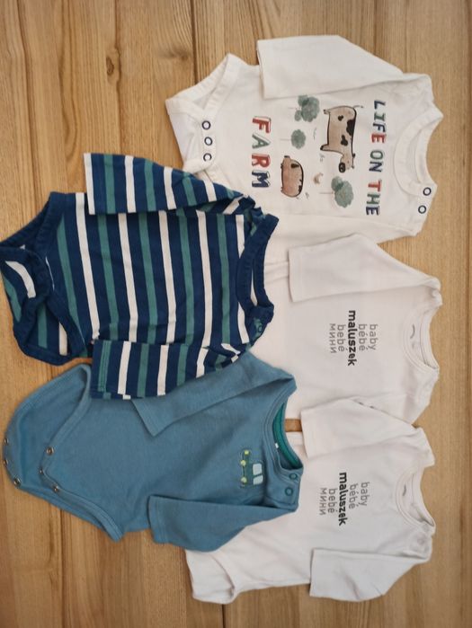 Zestaw ubranek dla chłopca roz 56 i 62