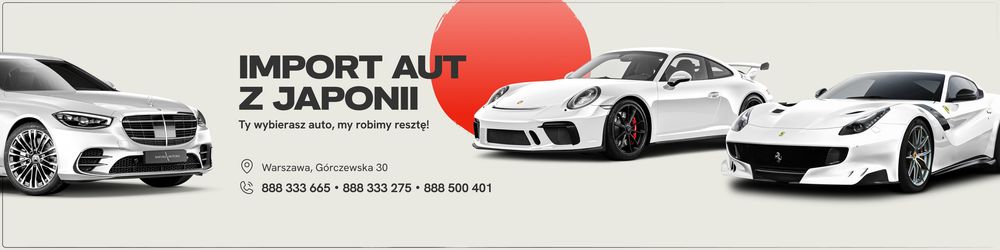 SAKURA MOTORS - AUTA Z JAPONII top banner
