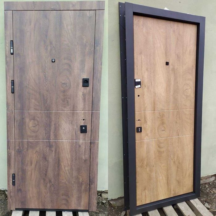 Двері вхідні з МДФ накладками