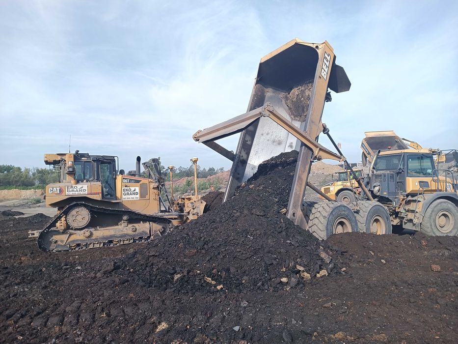 Usługa przesiewaczem, przesiewacz, przesiewanie ziemi, gruzu, kruszywa