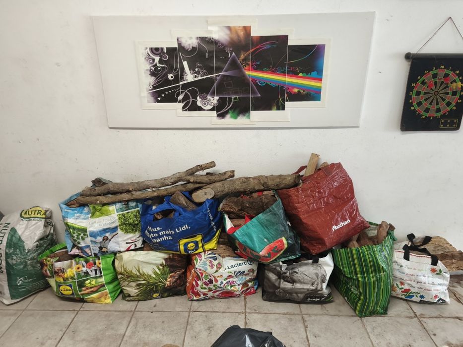 Lenha para recuperador