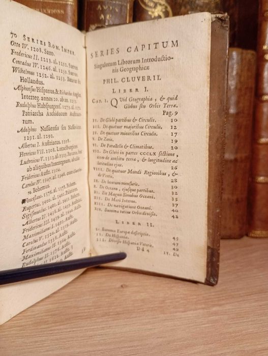 Starodruk 1677 Geografia Powszechna - Polska - Hyperborea - Europa