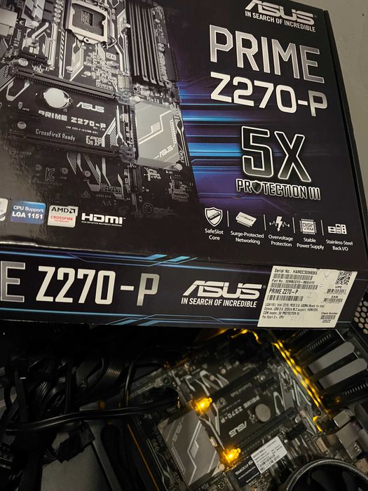 Материнка asus z270 p, гарний стан, коробка