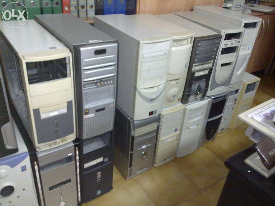 Computadores usados a funcionarem