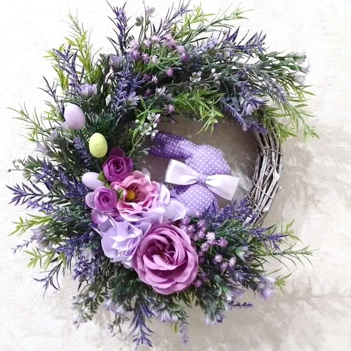 Пасхальный декор. Пасхальный венок. Пасхальное яйцо.