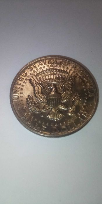 Moeda americana half dólar de 1980