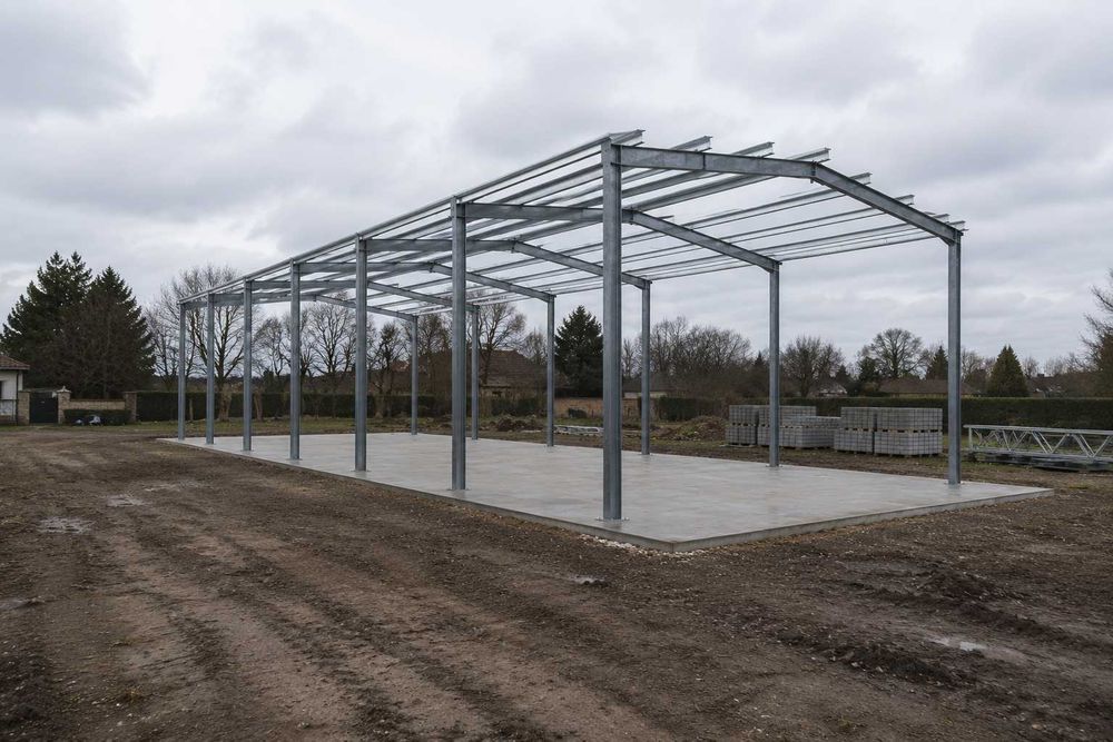 12x20 Konstrukcja stalowa systemowa wiata hala magazyn garaż budynek I strefa śniegowa