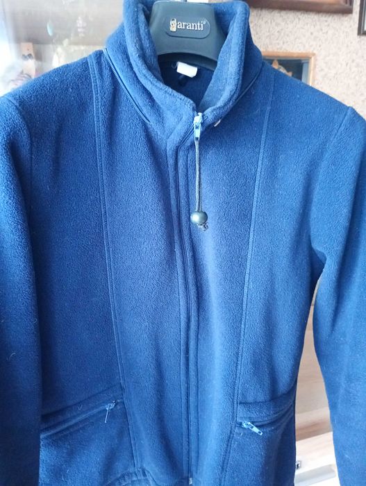 Bluza z polaru grubego granatowa