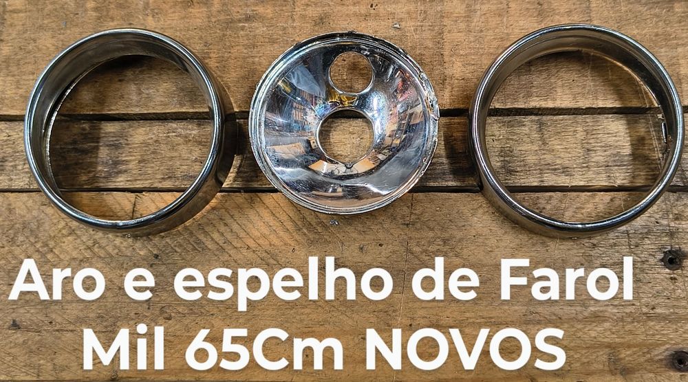 Aros farol Miller/Mil/espelhos/vidros bicicleta pasteleira