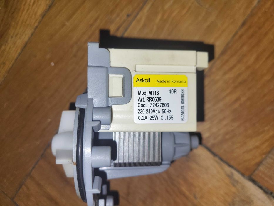 Pompka odpływowa do pralki AEG/Electrolux z 2019 r górny wsad