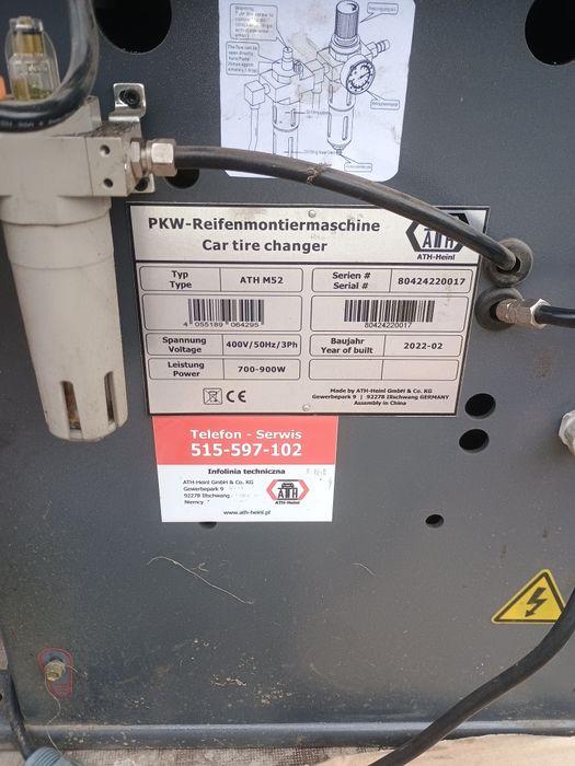 Montażownica do kół ATH z ramieniem