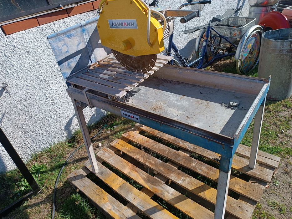 Przecinarka do kostki brukowej betonu ammann