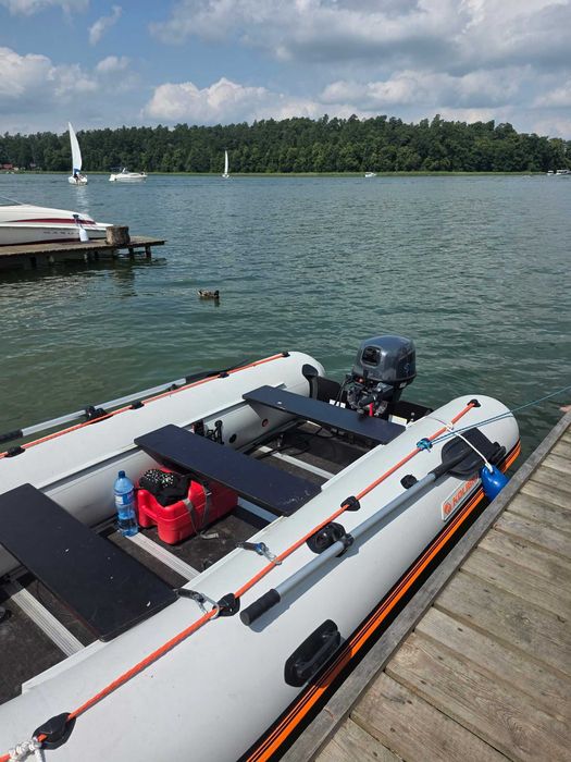 Ponton Kolibri 400DSL.+silnik 13,5km.+przyczepa podłodziowa