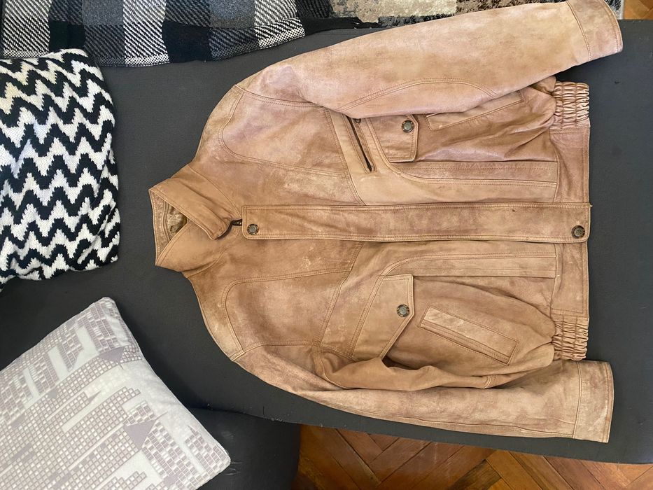 leather vintage jacket кожанка шкіряна куртка