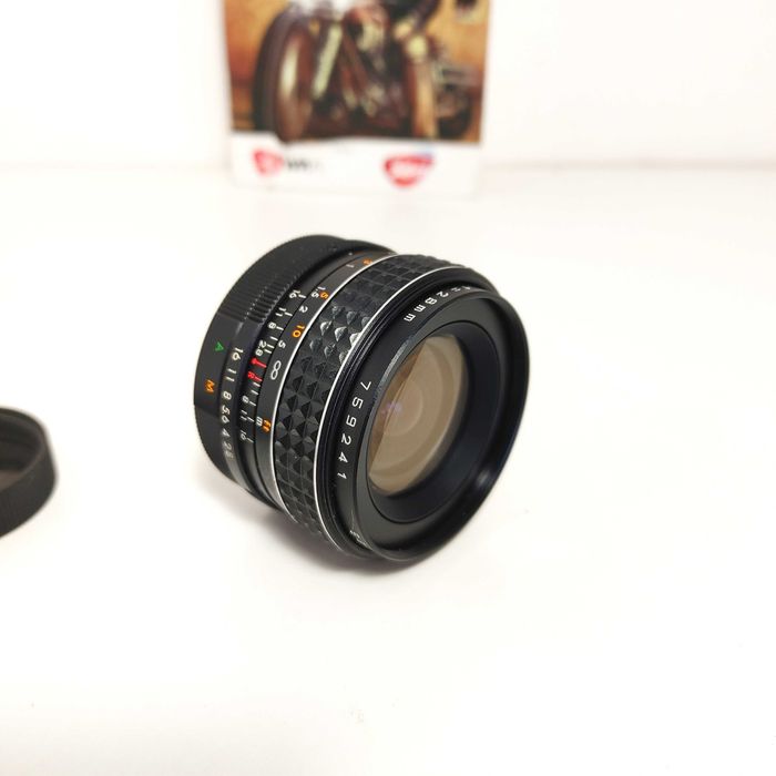 Retro Obiektyw Szerokokątny Auto Makinon 28 mm 1:2,8 mocowanie M42