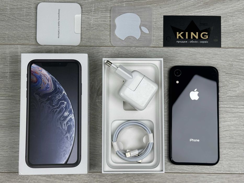 Apple iPhone XR - 64GB - Black Neverlock ІДЕАЛ 100% АКУМУЛЯТОР №418