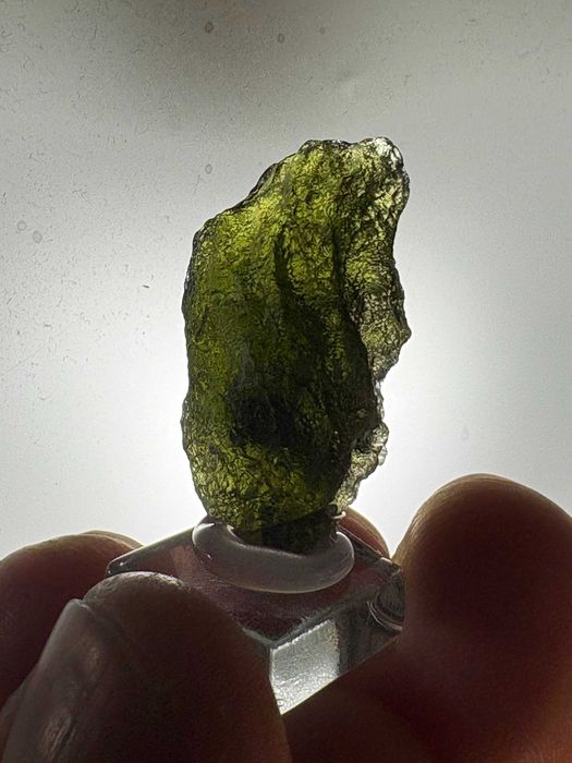 Autentyczny Mołdawit (Moldavite) – Chlum, Czechy – 5.1 g