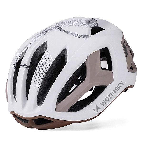 Kask rowerowy szosowy Wozinsky ultralekki M - taupe